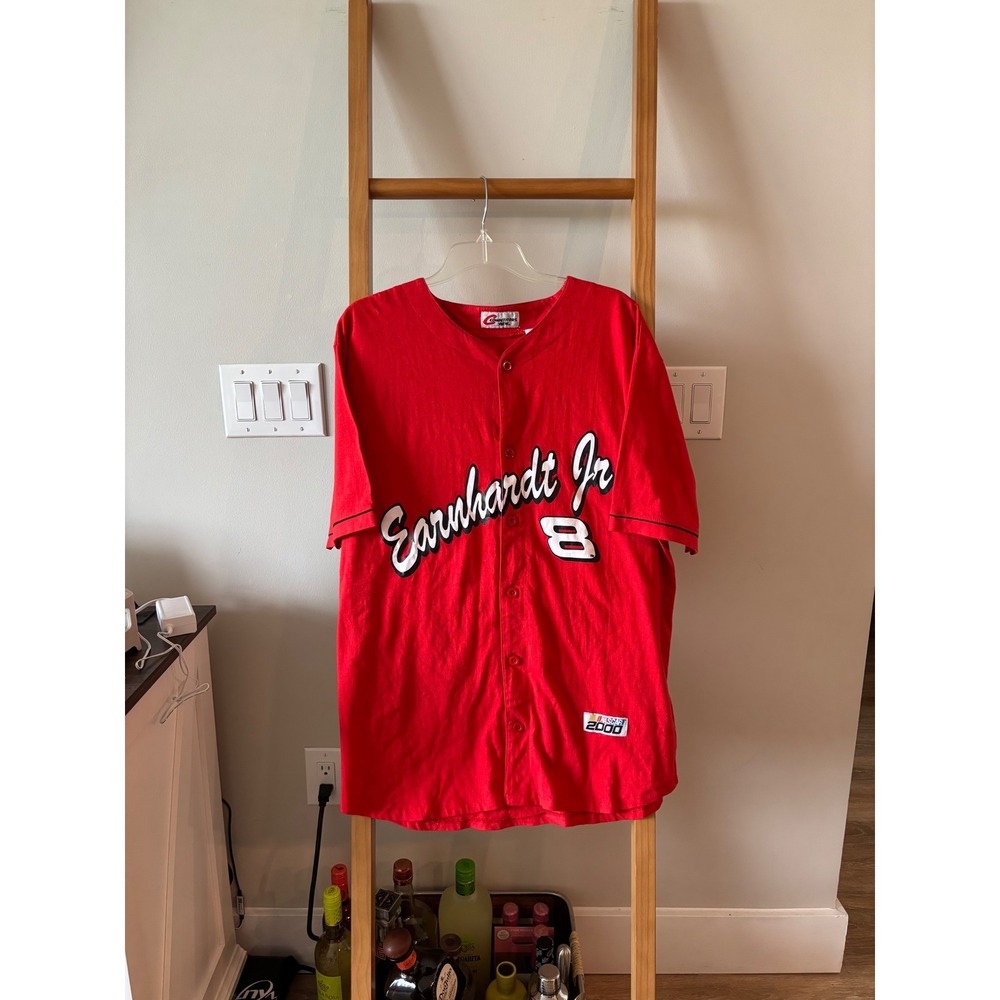 Vintage Dale Earnhardt Jr 8 NASCAR 2000 Jersey Red Competitors View XL Mens